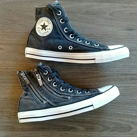 zipper lace converse